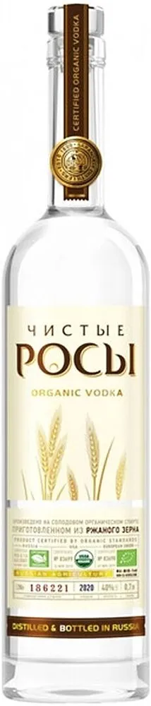 Օղի տարեկանի «Чистые Росы Органик» 0.5լ