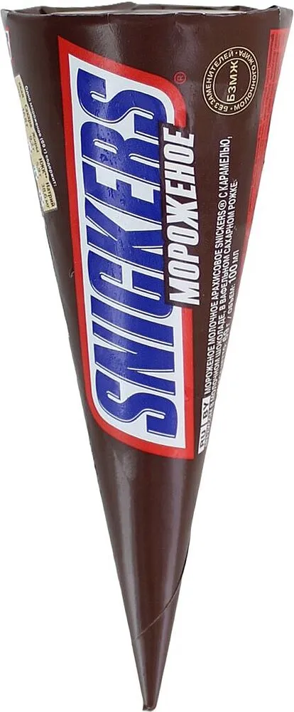 Պաղպաղակ գետնանուշով «Snickers» 69գ