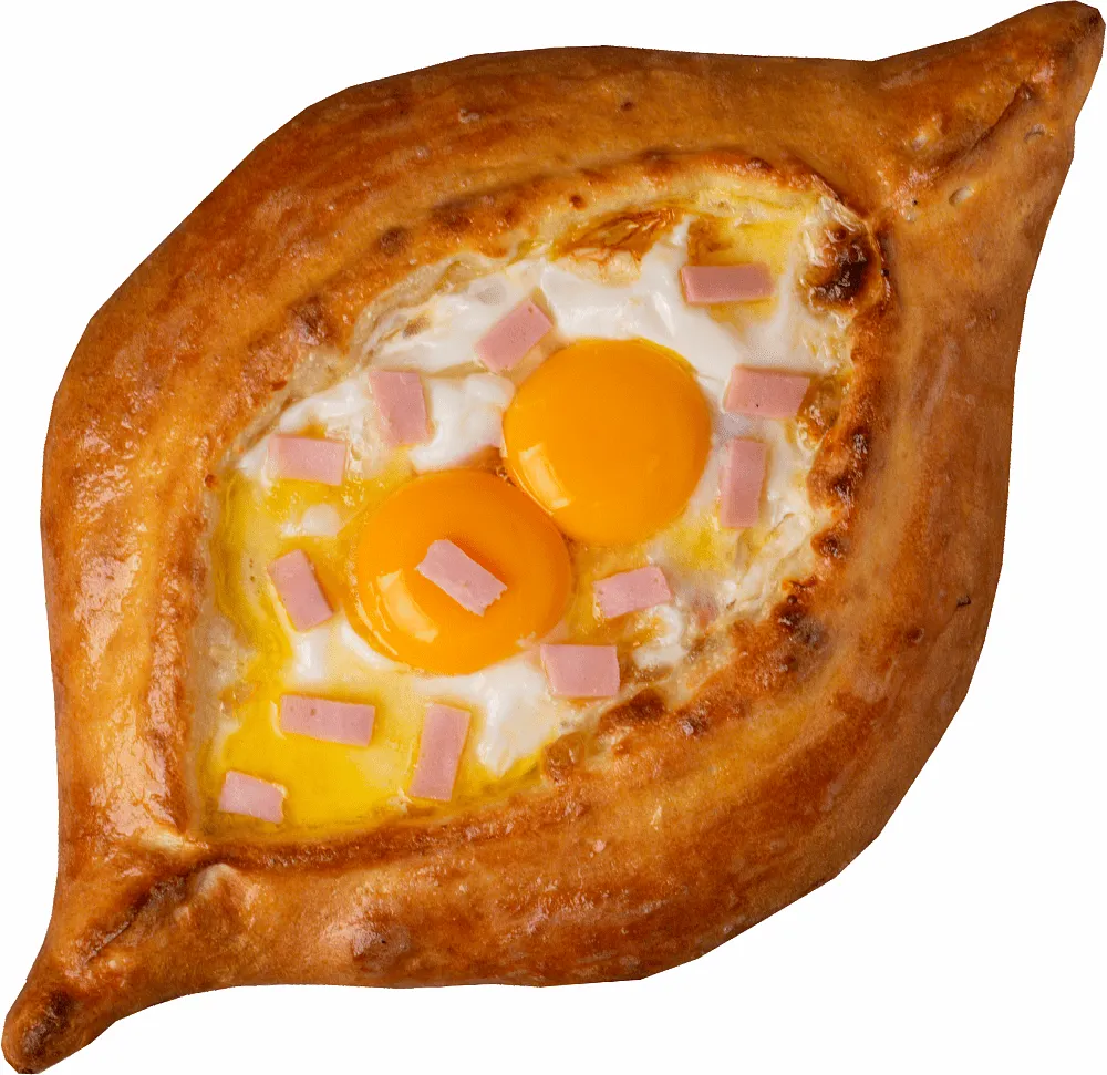Աջարական խաչապուրի խոզապուխտով
