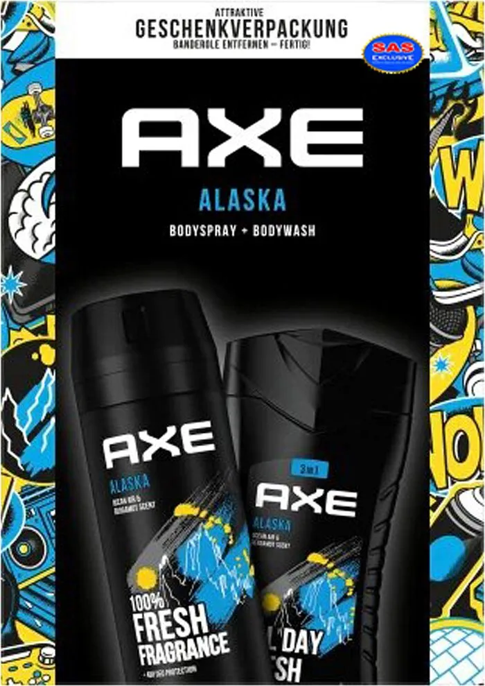 Մարմնի խնամքի հավաքածու «Axe Alaska» 2 հատ