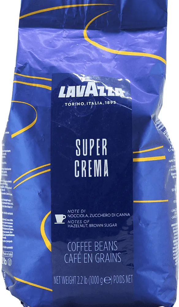 Սուրճ հատիկավոր «Lavazza Super Crema» 1կգ