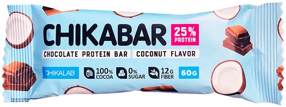 Սպիտակուցային բատոն «Chikalab Chikabar Coconut» 60գ