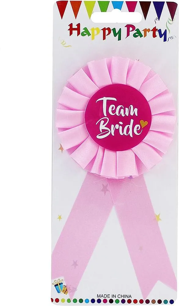 Կրծքանշան երեկույթի «Bride to Be»
