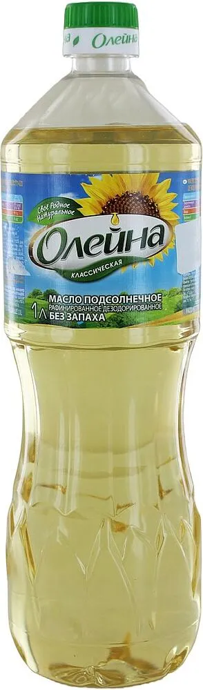 Ձեթ արևածաղկի «Олейна» 1լ