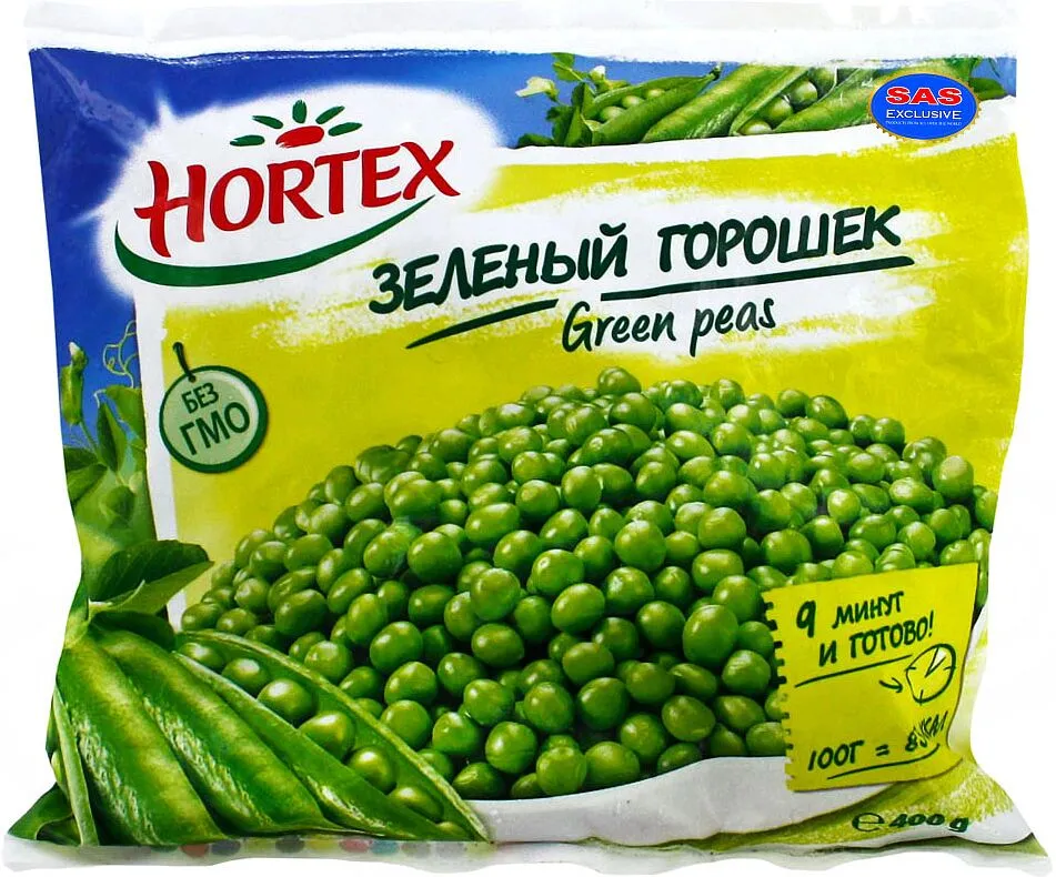 Կանաչ ոլոռ սառեցված «Hortex» 400գ