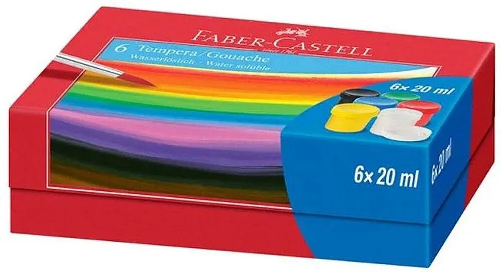 Գուաշ «Faber-Castell» 6 գույն