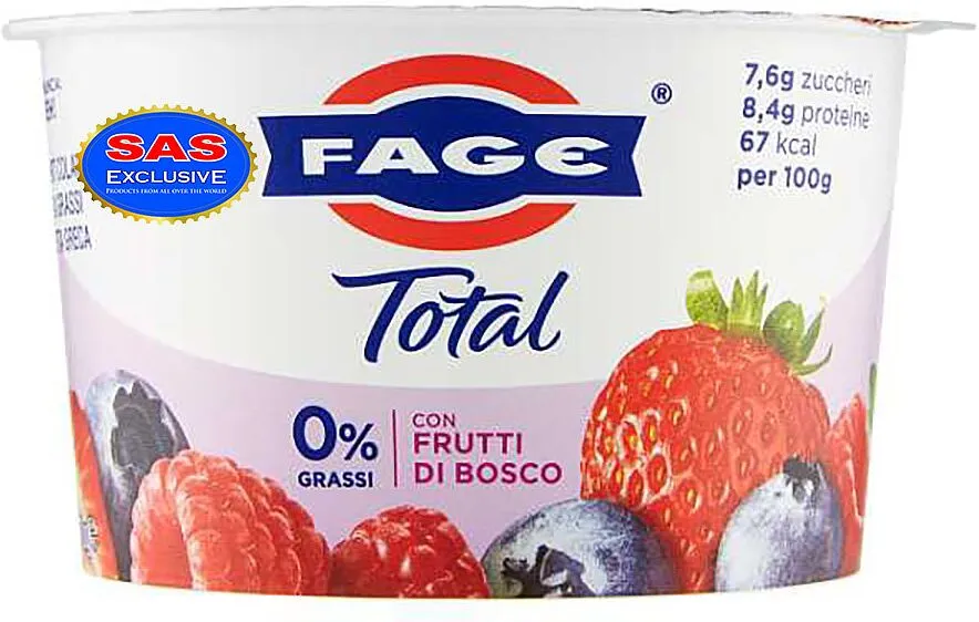 Յոգուրտ հատապտուղներով «Fage Total» 150գ, յուղայնությունը՝ 0%