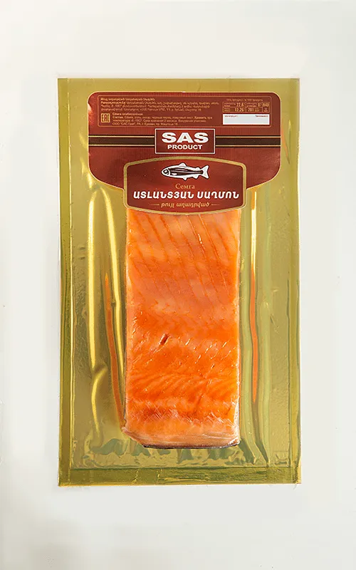 Սաղմոն թույլ աղադրված «Sas Product»