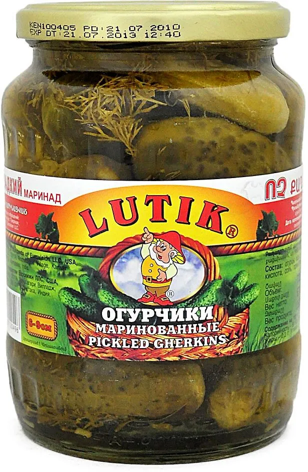 Կորնիշոններ մարինացված «Lutik» 670գ