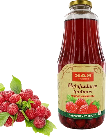 Կոմպոտ ազնվամորու «SAS Product» 1լ