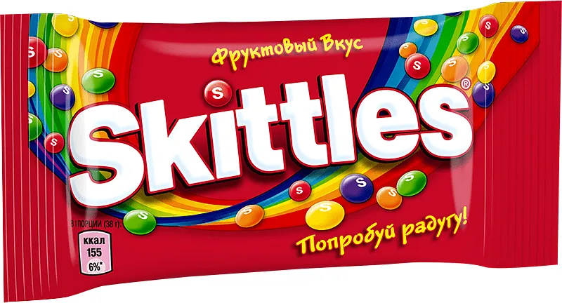 Դրաժե մրգային «Skittles» 38գ