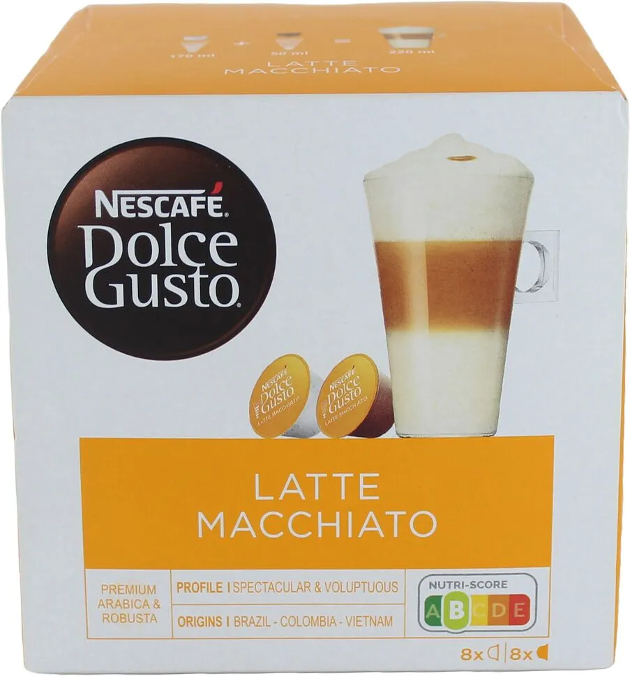 Պատիճ սուրճի «Nescafe Dolce Gusto Latte Macchiato» 183.2գ
