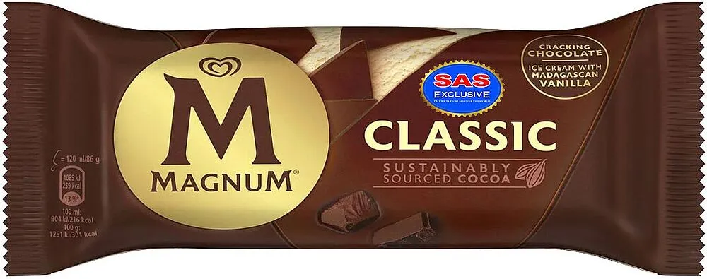 Պաղպաղակ վանիլային «Magnum Classic» 81գ 
