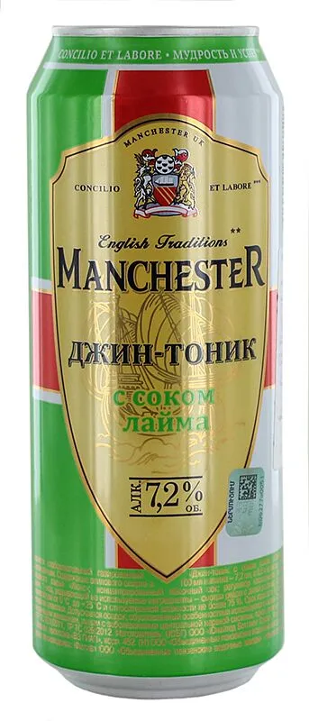 Ջին-տոնիկ «Manchester» 0.5լ   