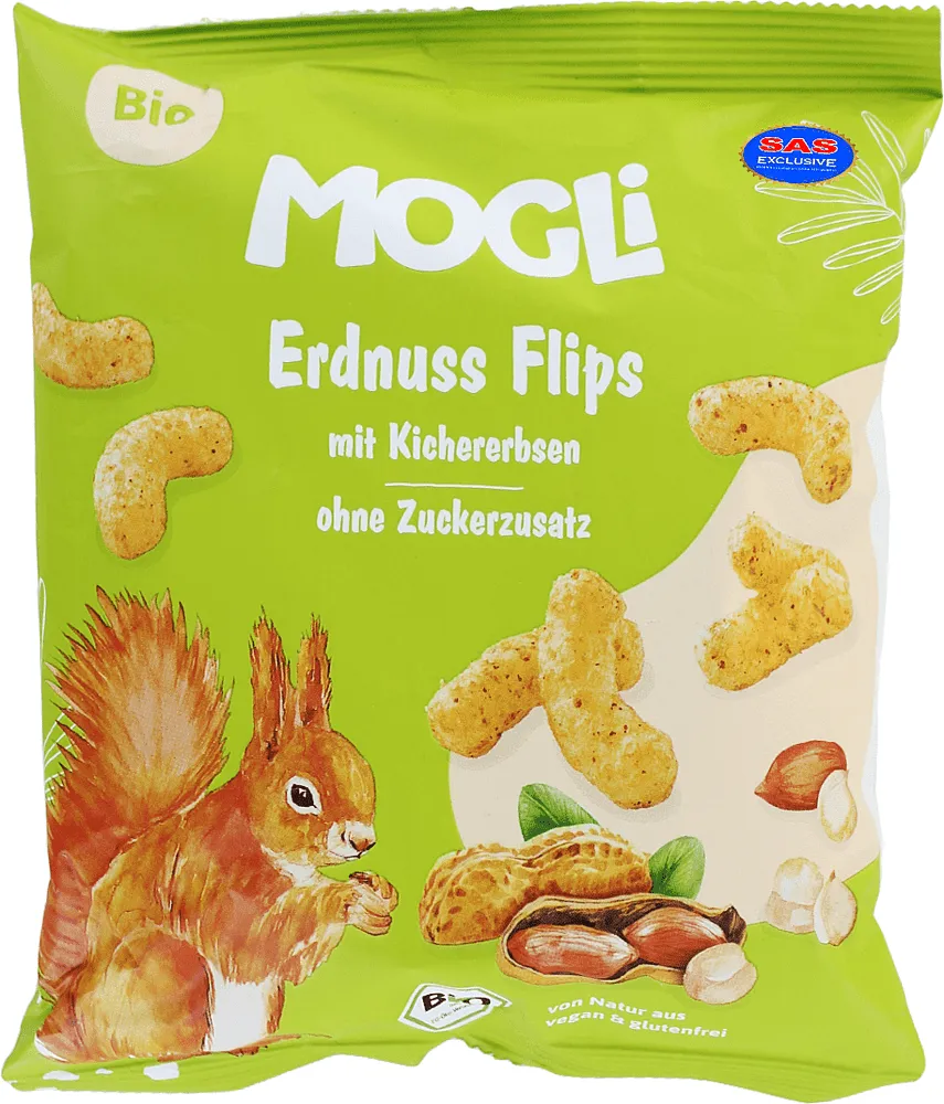 Գետնանուշի ձողիկներ «Mogli Bio» 30գ