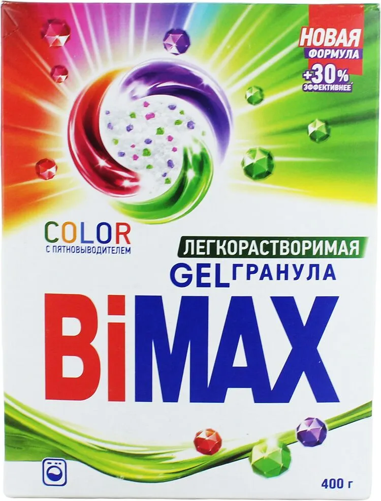 Լվացքի փոշի գունավոր «Bi Max Color» 400գ