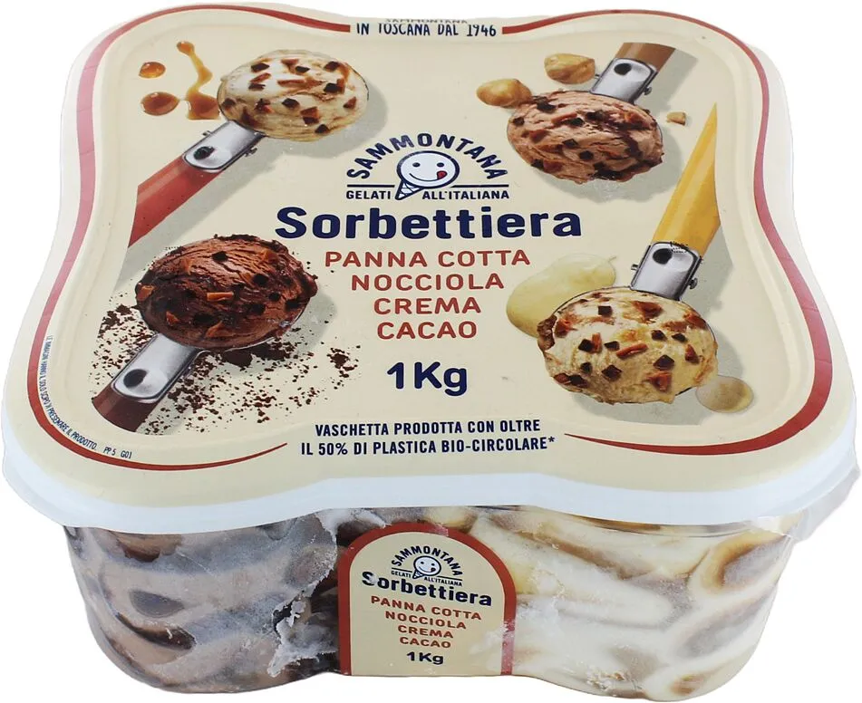 Պաղպաղակ «Sammontana Sorbettiera Panna Cotta» 1կգ