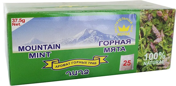 Թեյ բուսական «Կոտակ Լեռնային Անանուխ» 25*1,5գ