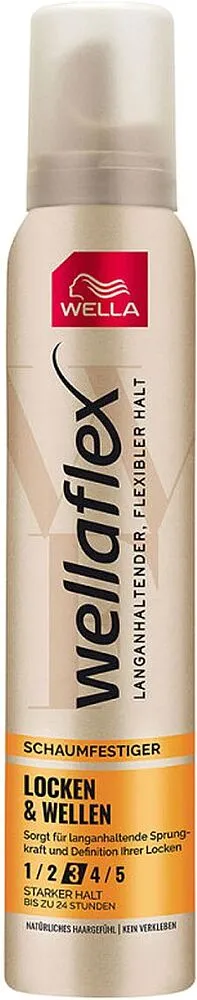 Մազերի մուս «Wella Wellaflex» 200մլ