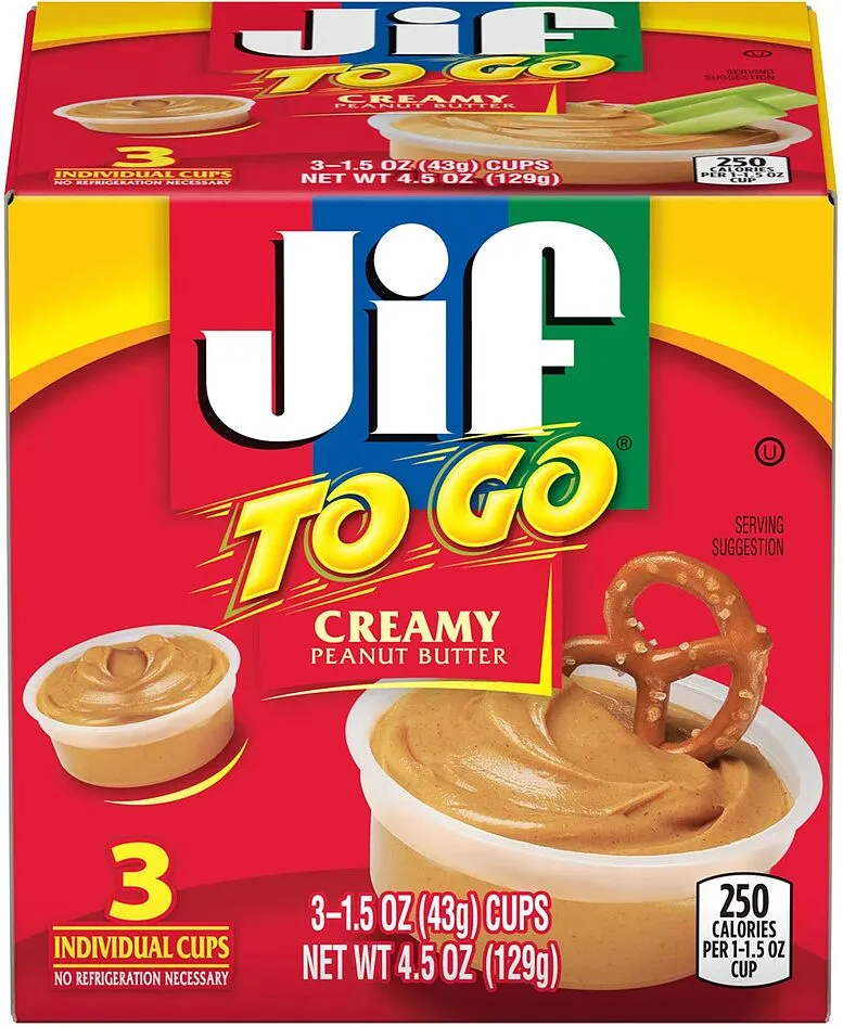 Գետնանուշի կրեմ "Jif To Go" 129գ