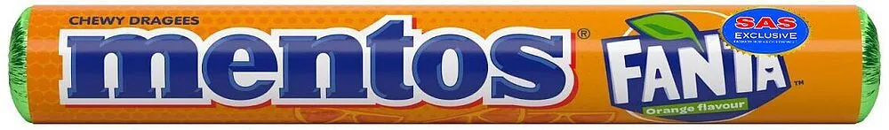 Մաստակ-կոնֆետ ֆանտայի համով «Mentos» 37.5գ