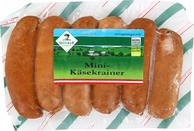 Նրբերշիկ պանրով «Greisinger Kasekrainer» 300գ