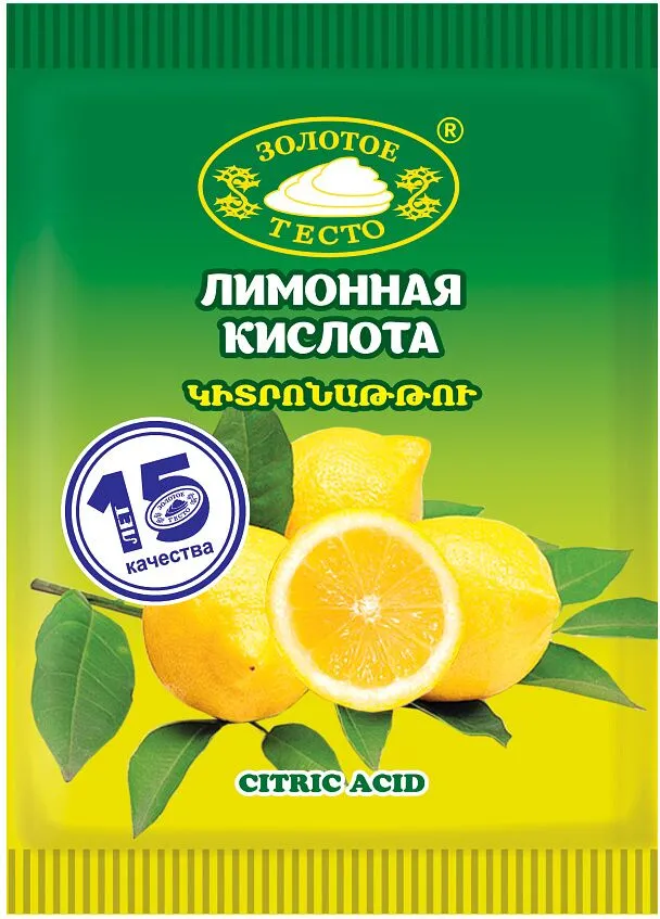 Կիտրոնաթթու «Золотое тесто» 20գ