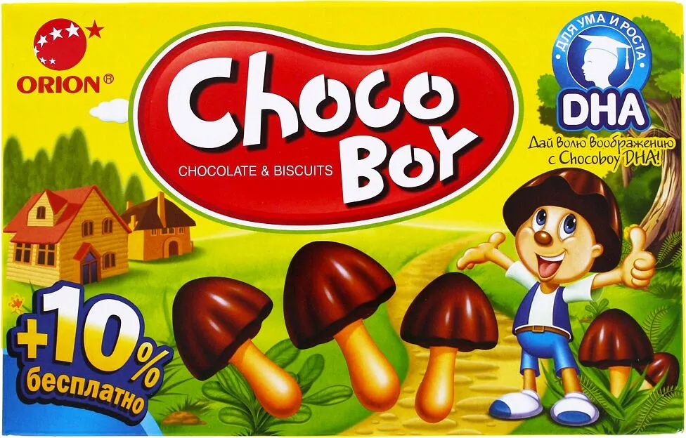 Թխվածքաբլիթ շոկոլադով «Orion Chocoboy» 100գ