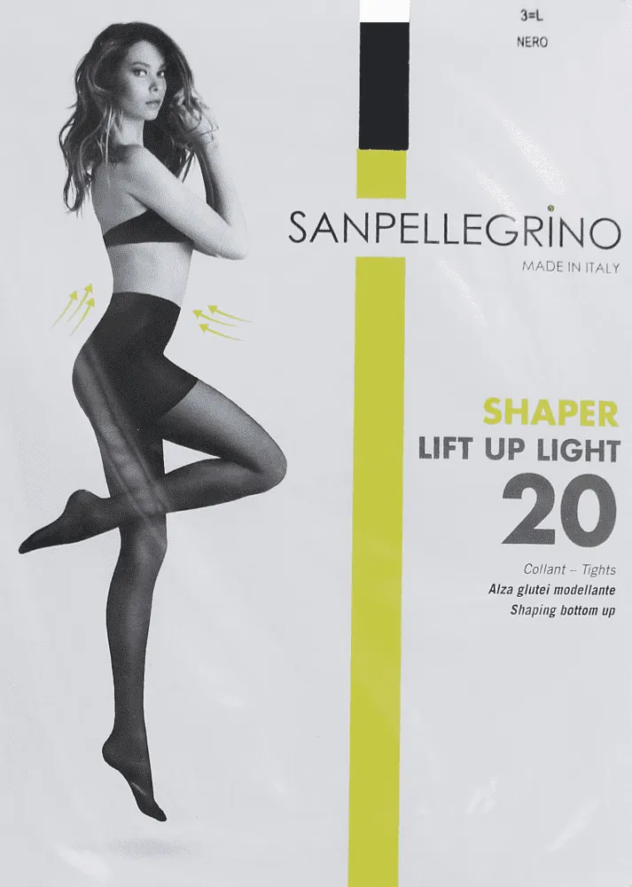 Զուգագուլպա սև «Sanpellegrino Shaper Lift Up Light 20 Den N3»

