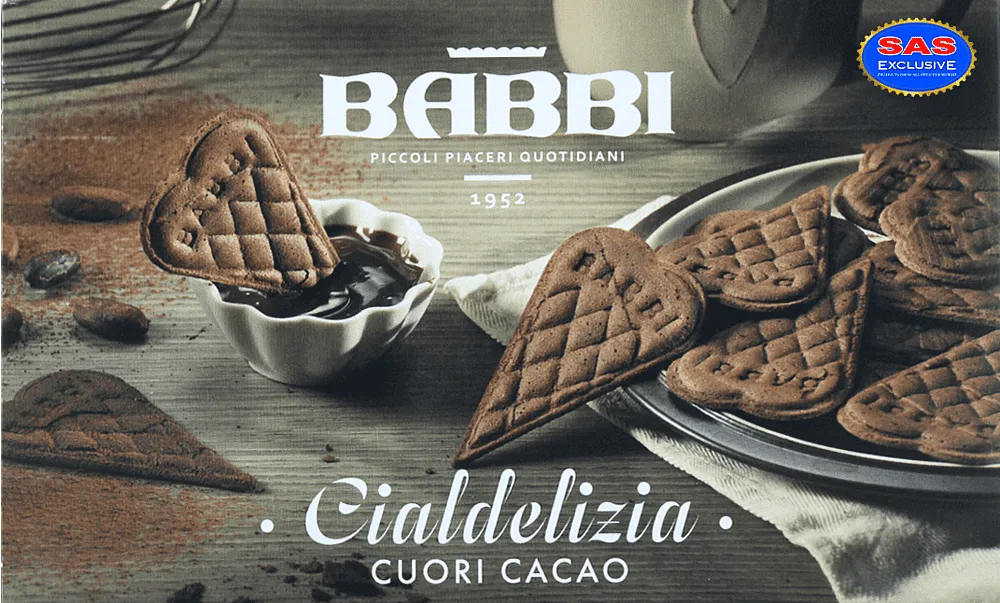 Վաֆլի կակաոյով «Babbi Cialdelizia» 60գ