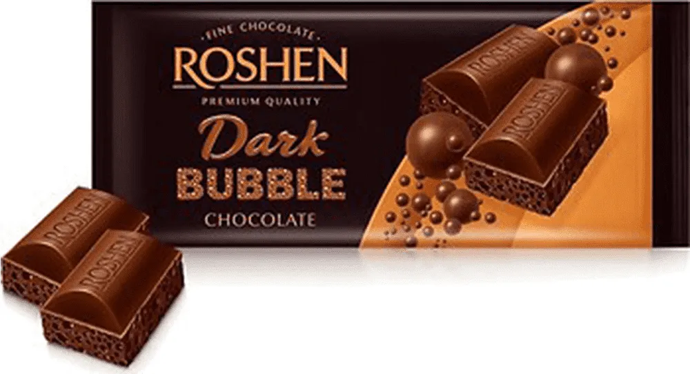 Շոկոլադե սալիկ մուգ «Roshen Bubble» 80գ