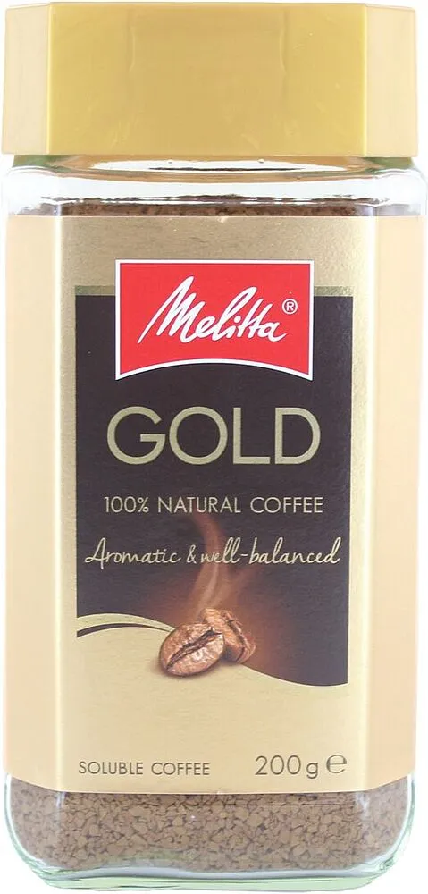 Սուրճ լուծվող «Melitta Gold» 200գ
