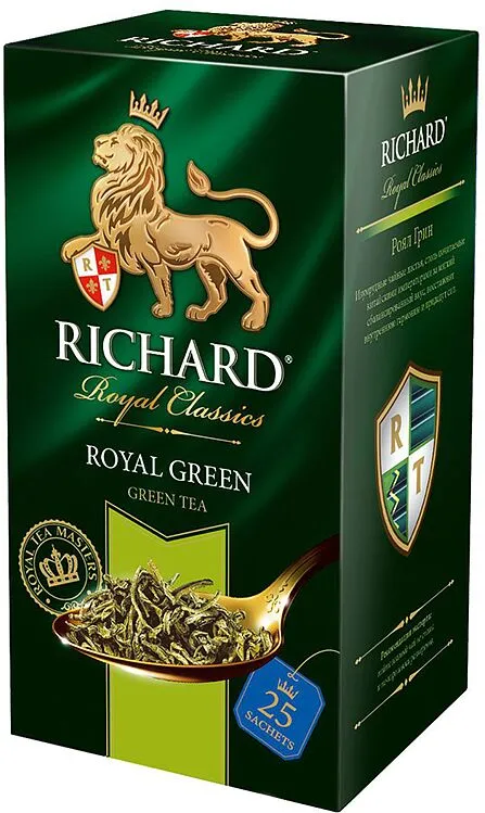 Թեյ կանաչ «Richard Royal Green» 25×2գ
