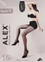 Զուգագուլպա սև «Alex Basic 15 Den N5»