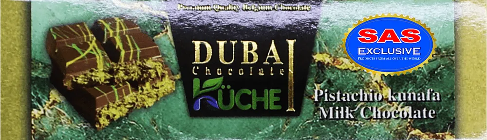 Շոկոլադե սալիկ պիստակով և կունաֆայով «Kuche Dubai» 40գ