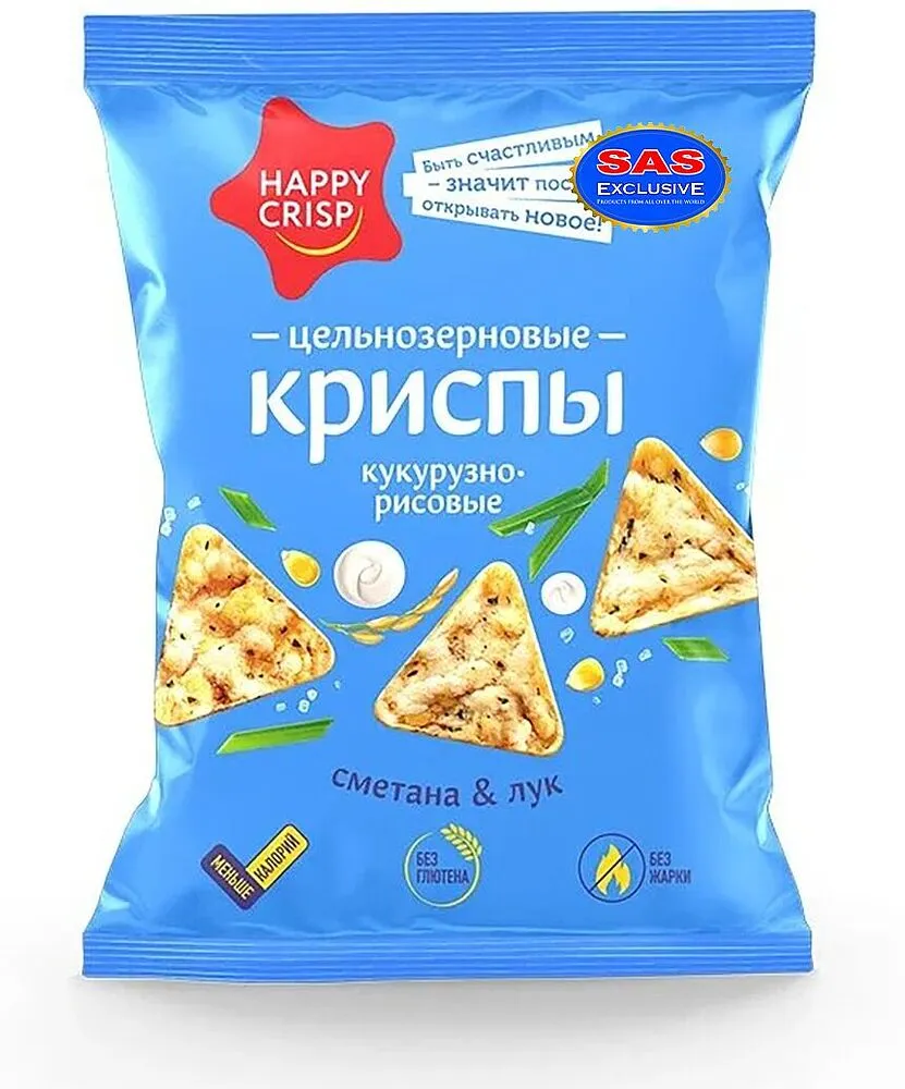Չիպս թթվասերի և սոխի «Happy Crisp» 50գ