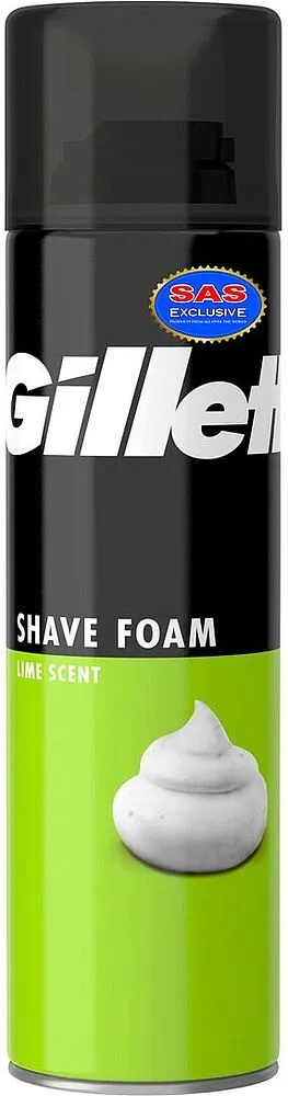 Սափրվելու փրփուր «Gillette Lime» 200մլ