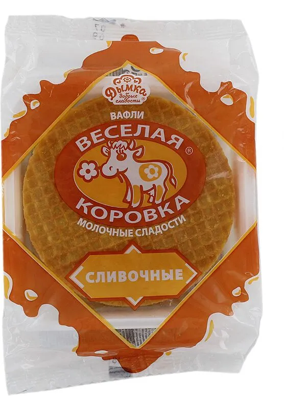 Վաֆլի՝ սերուցքային «Веселая Коровка» 150գ