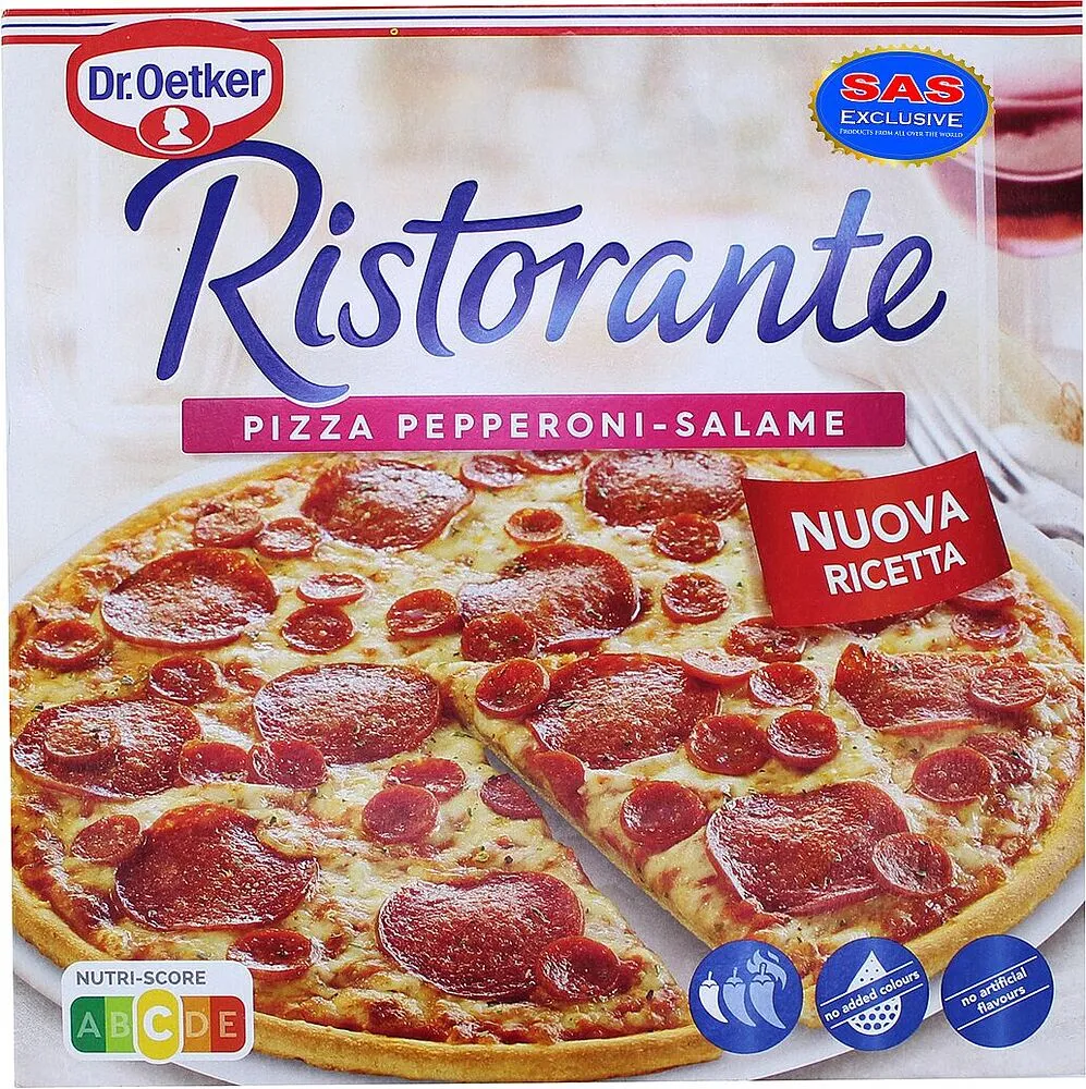 Պիցցա սառեցված «Dr.Oetker Ristorante Pepperoni Salame» 320գ