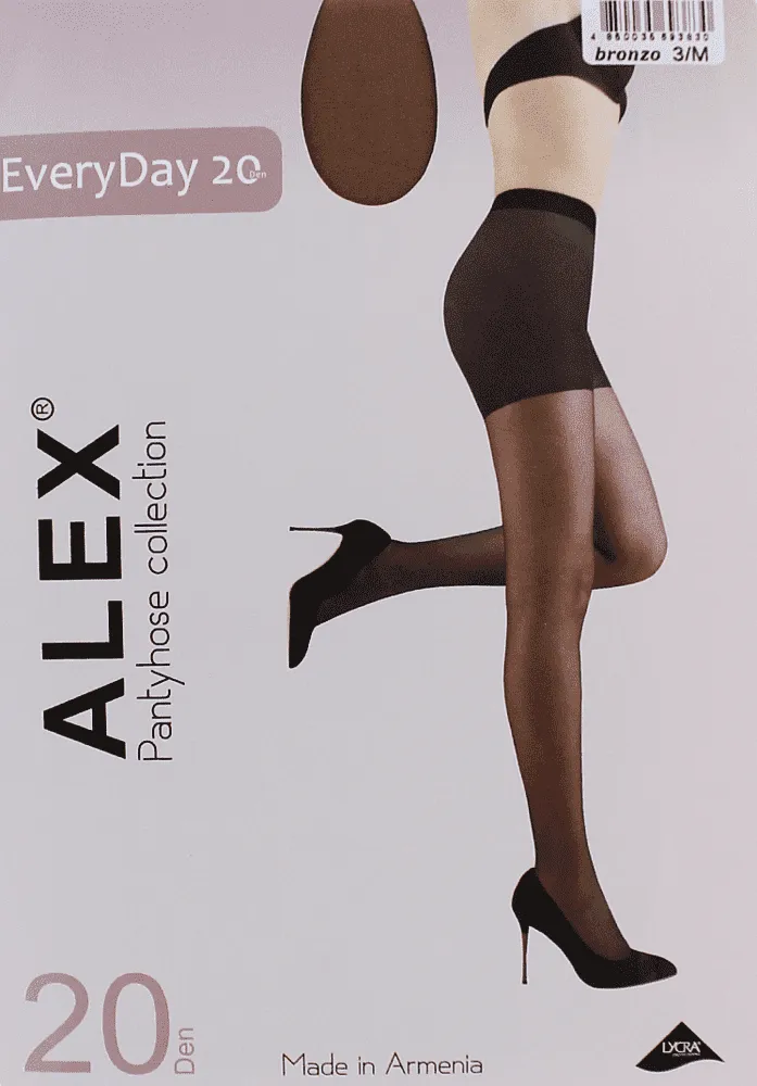 Զուգագուլպա բրոնզագույն «Alex Every Day 20 Den N3»