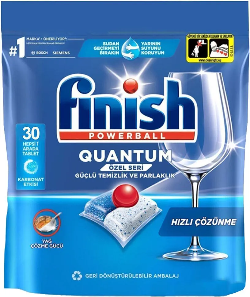 Սպասք լվացող մեքենայի պատիճներ «Finish Quantum» 30հատ