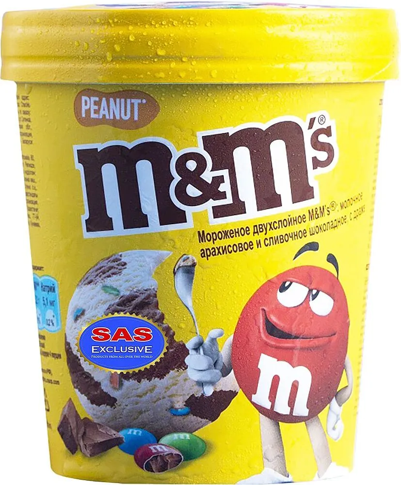 Պաղպաղակ կաթնային «M&M's» 295գ