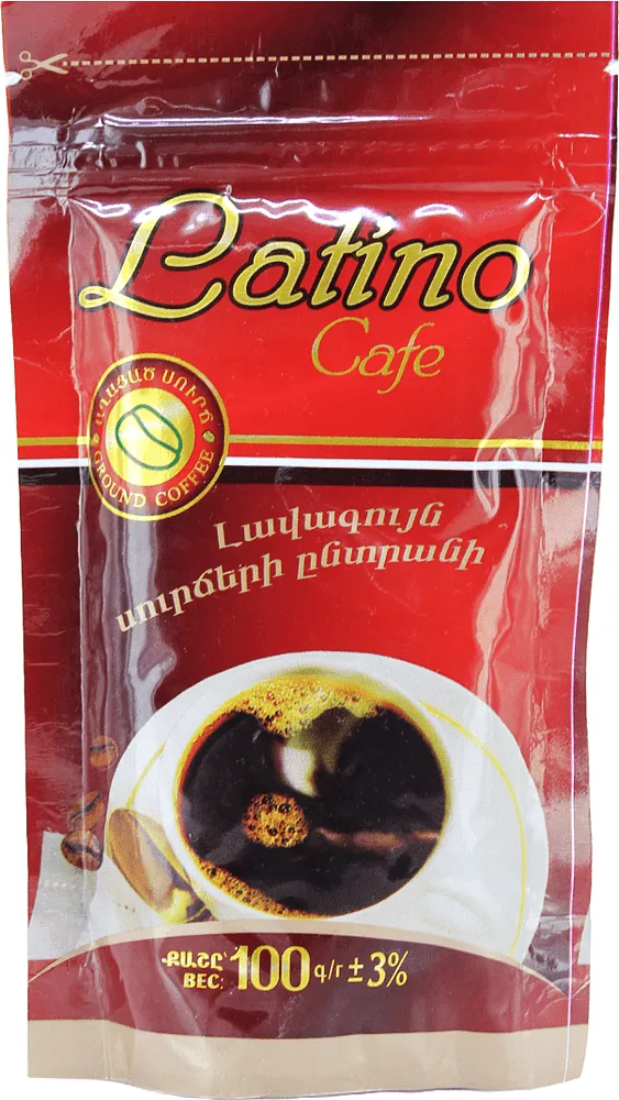 Սուրճ աղացած «Լատինո» 100գ ± 3%