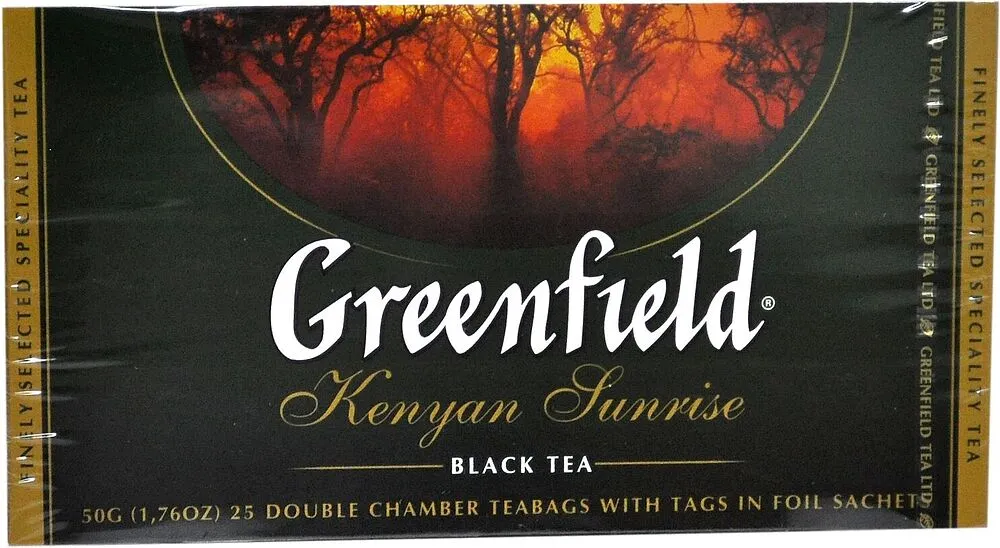 Թեյ սև «Greenfield Kenyan Sunrise» 25*2գ