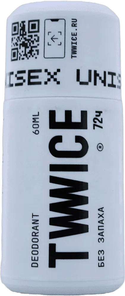 Հակաքրտինքային միջոց գնդիկով «Twwice Unisex» 60մլ