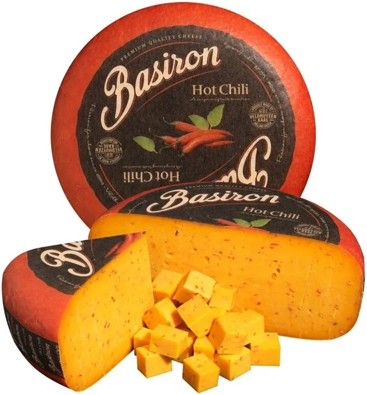 Պանիր գաուդա չիլի պղպեղով «Veldhuyzen Kaas Basiron Samba Chill»