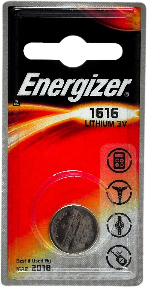 Լիթումային մարտկոց «Energizer CR1616 3V» 1 հատ