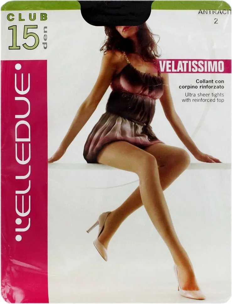 Զուգագուլպա մուգ-մոխրագույն «Elledue Club 15 Den N2» 