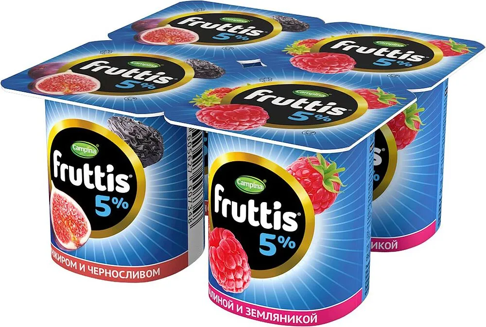 Յոգուրտային արտադրանք մրգային «Campina  Fruttis» 115գ, յուղայնությունը`  5%