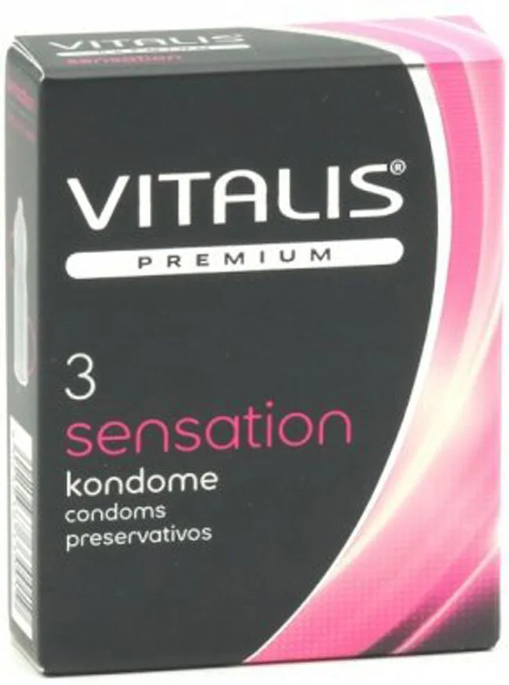 Պահպանակ «Vitalis Sensation» 3հատ